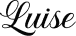 Luise's signature