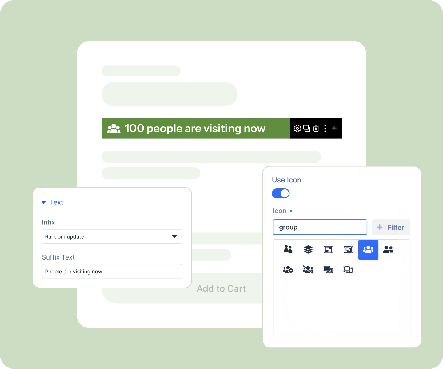 Divi WooCommerce Live Visitor Counter Styling