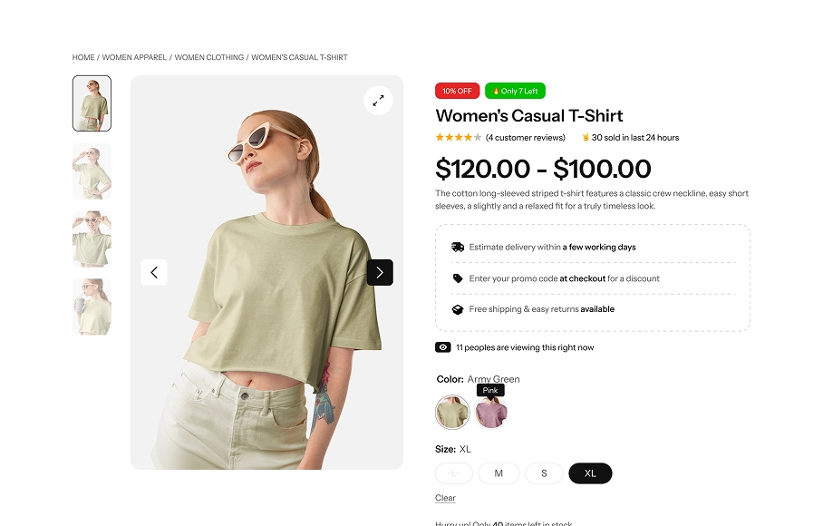 Divi WooCommerce Single Product Page Example