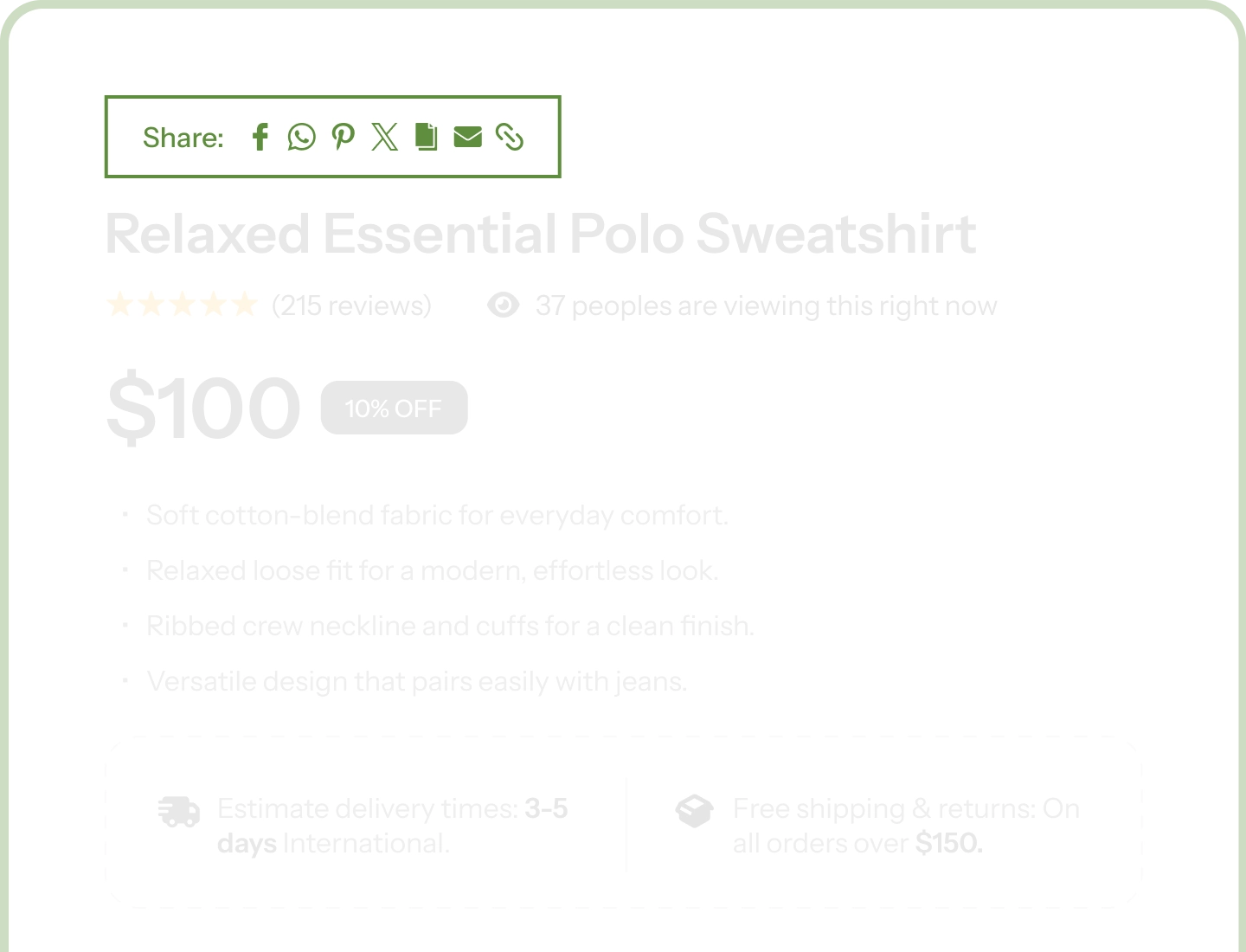 Divi Product Share Module for WooCommerce