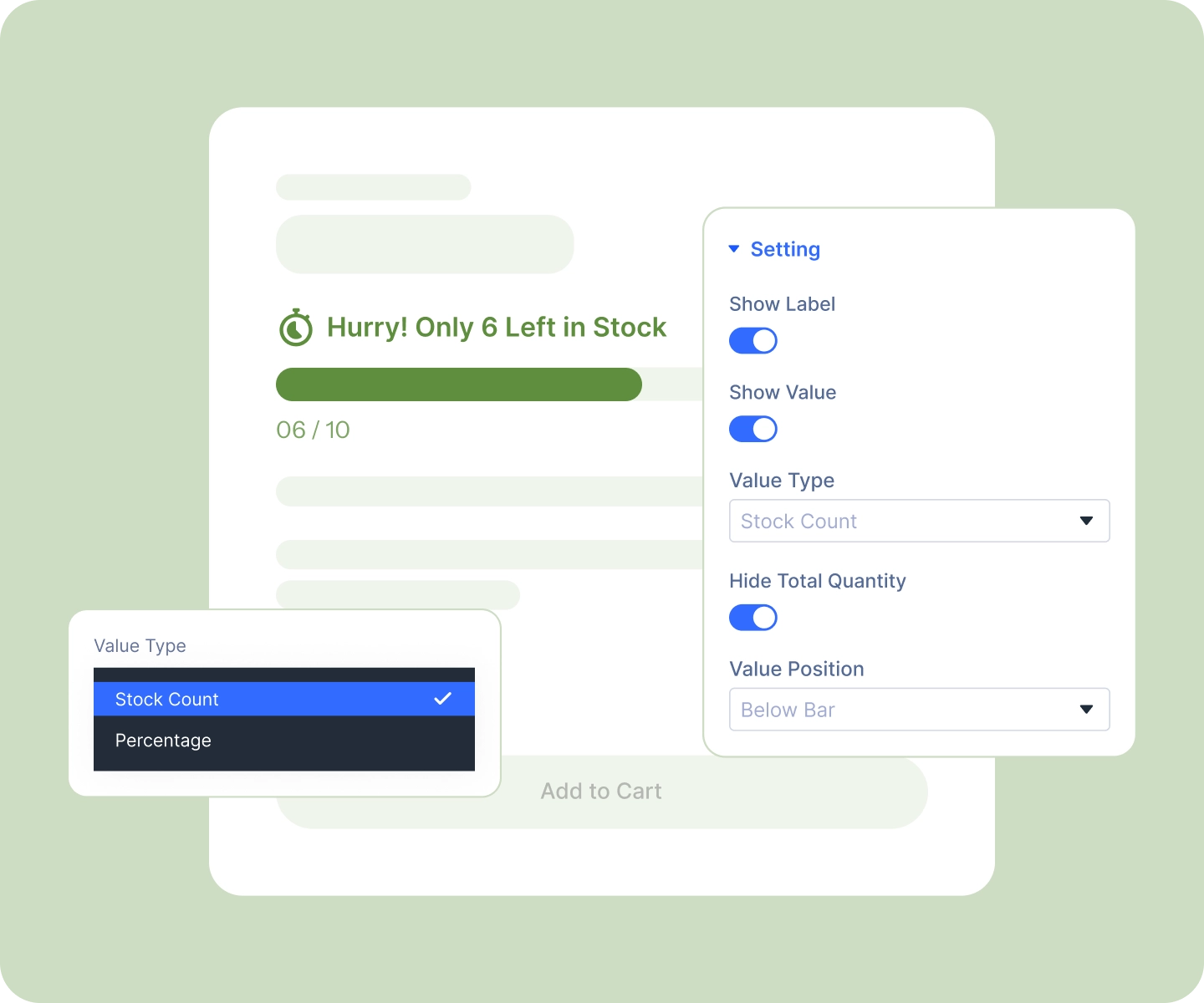 Divi WooCommerce Real Stock Progress Bar