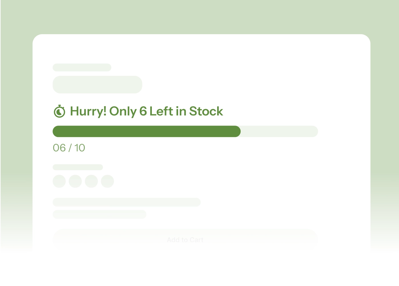 Divi WooCommerce Stock Progress Bar