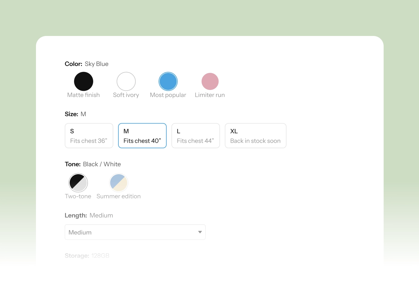 Divi WooCommerce Variation Swatches
