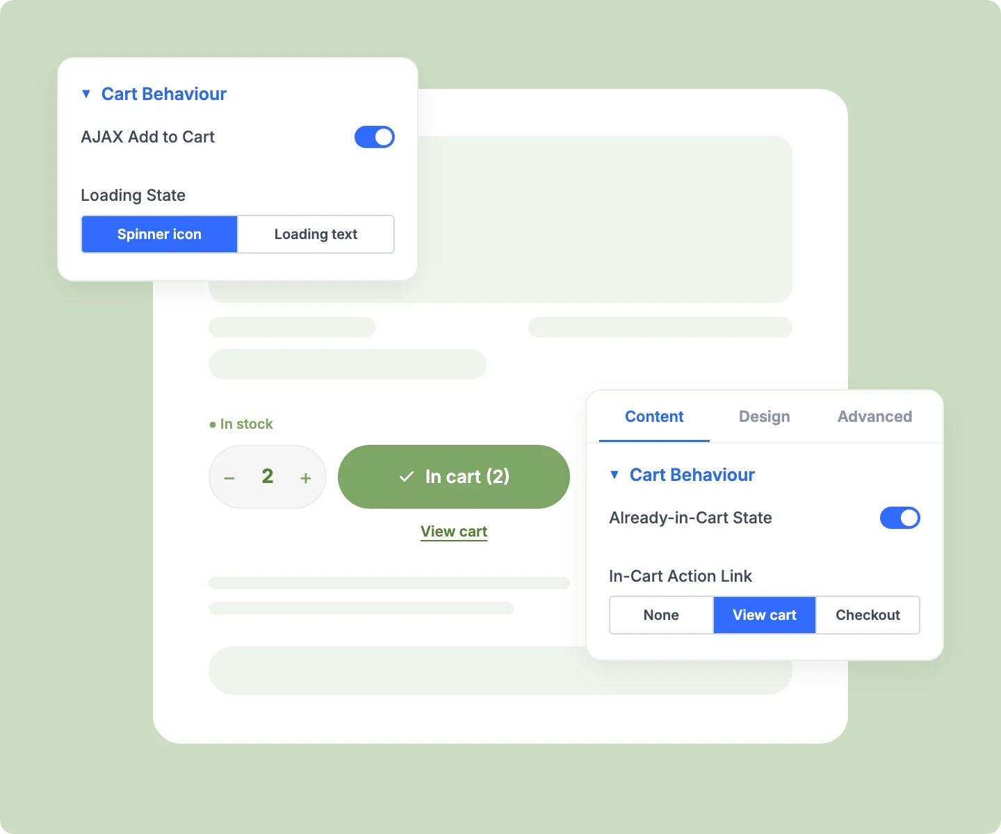 Divi WooCommerce Add to Cart Loading and In-Cart States
