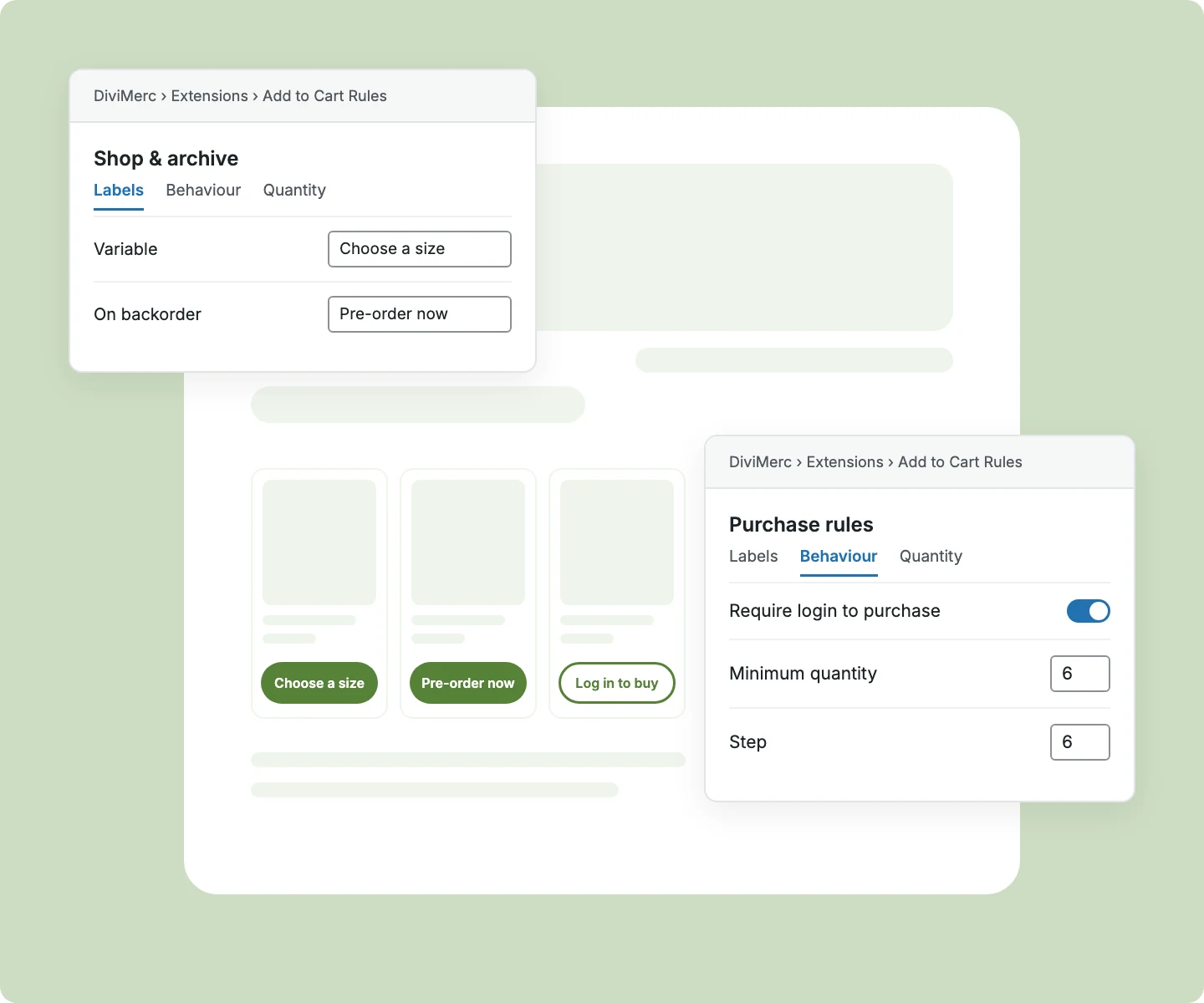 Add to Cart Rules Store-Wide Button Labels for WooCommerce