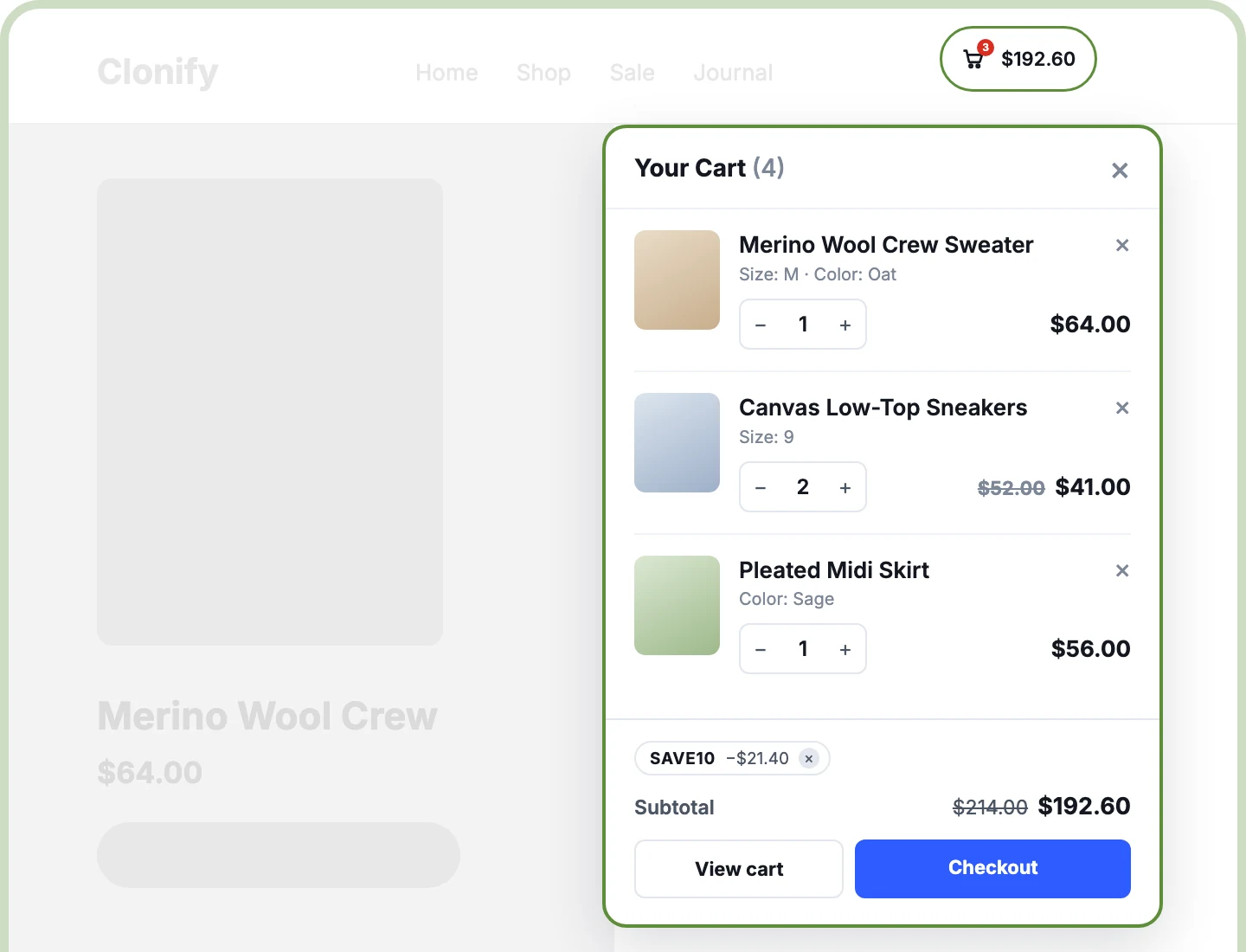 Divi Mini Cart Module for WooCommerce