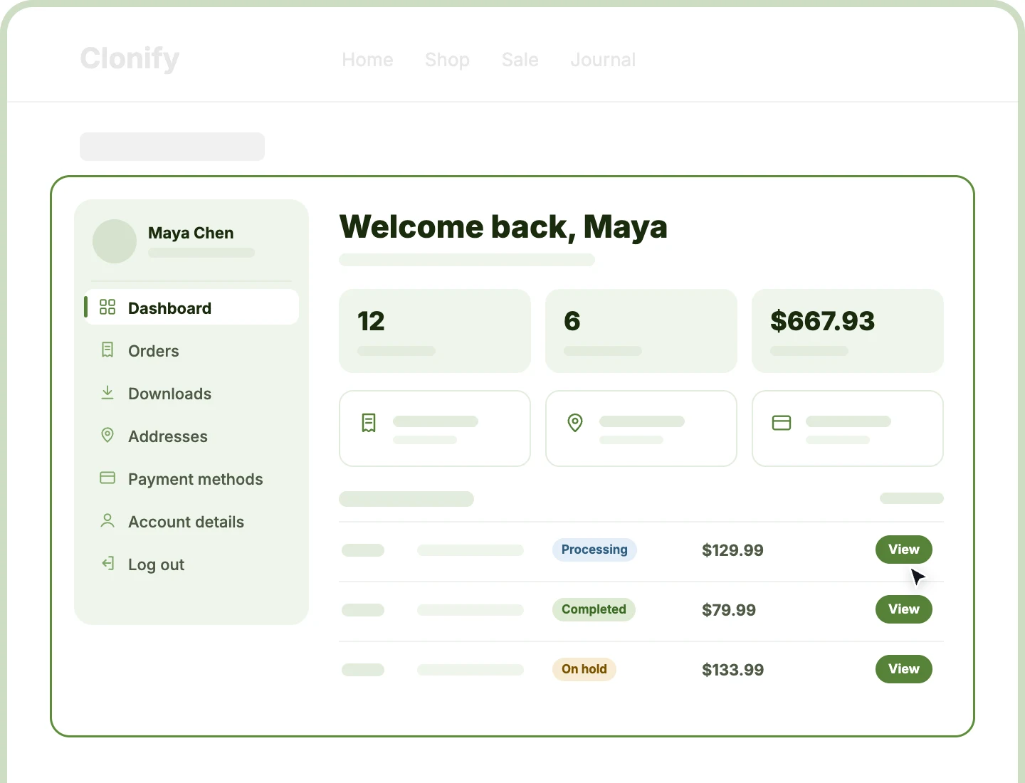Divi My Account Module for the WooCommerce My Account Page