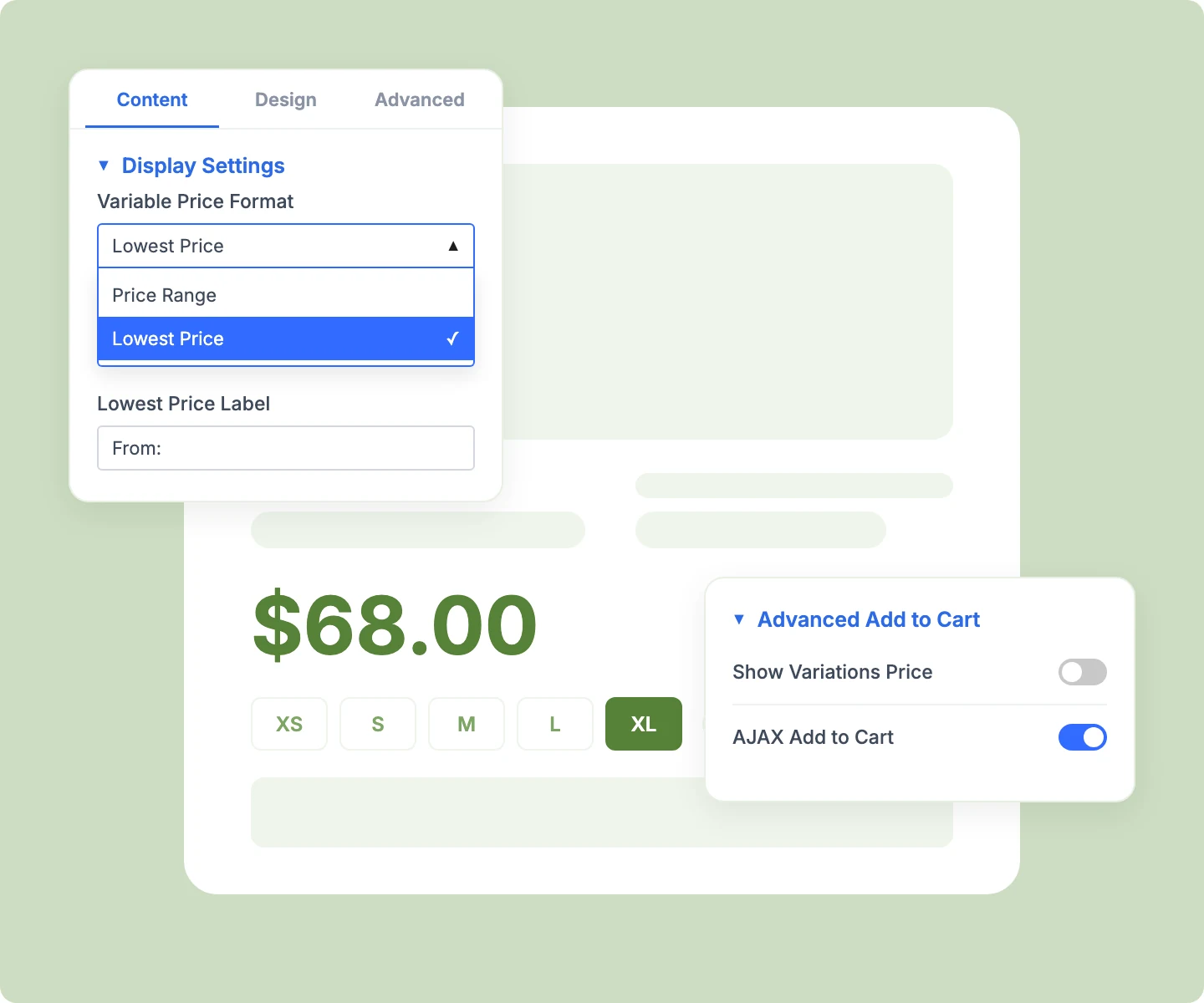 Divi WooCommerce Product Price Updating With the Chosen Variation