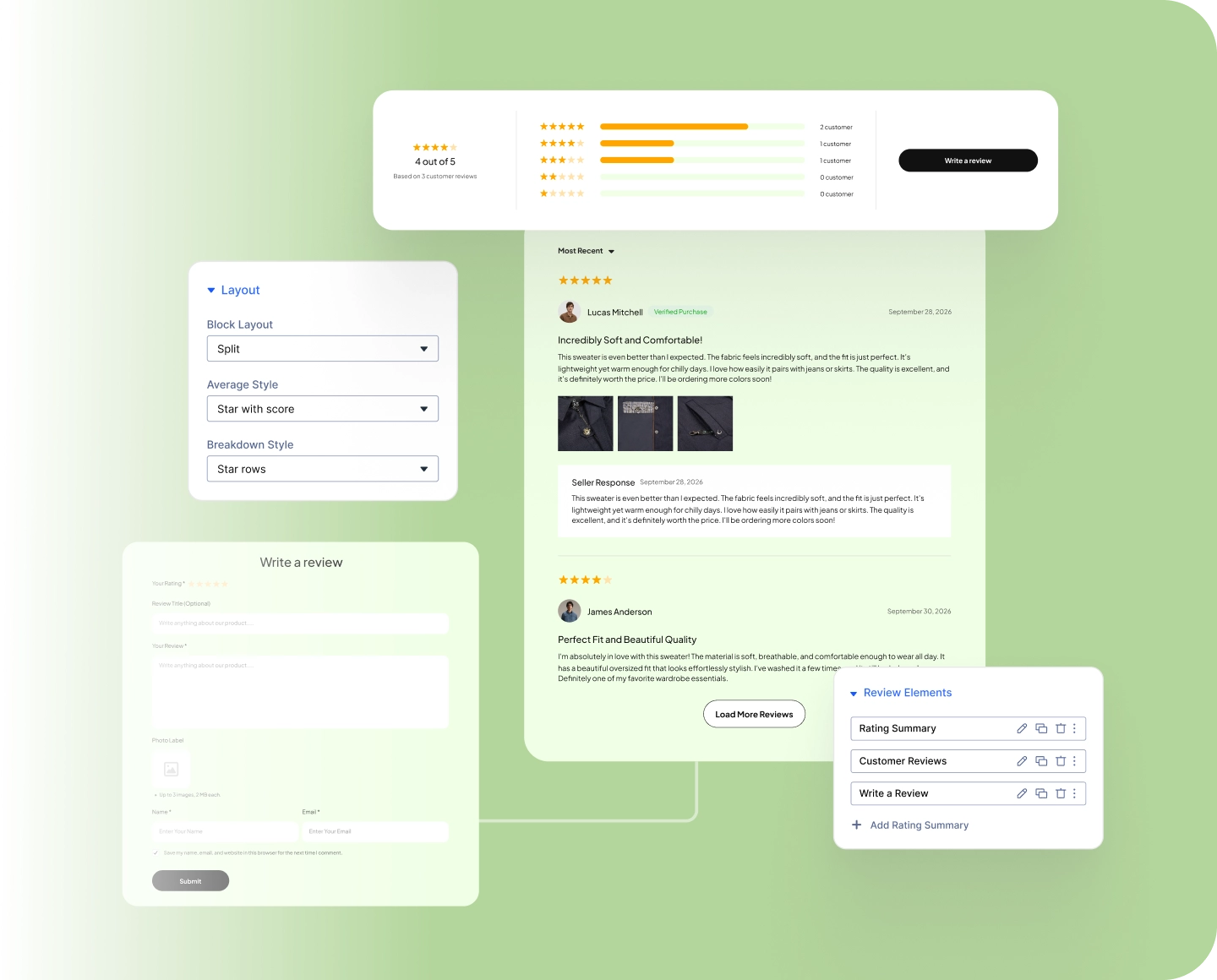 DiviMerc WooCommerce Advanced Product Reviews Module