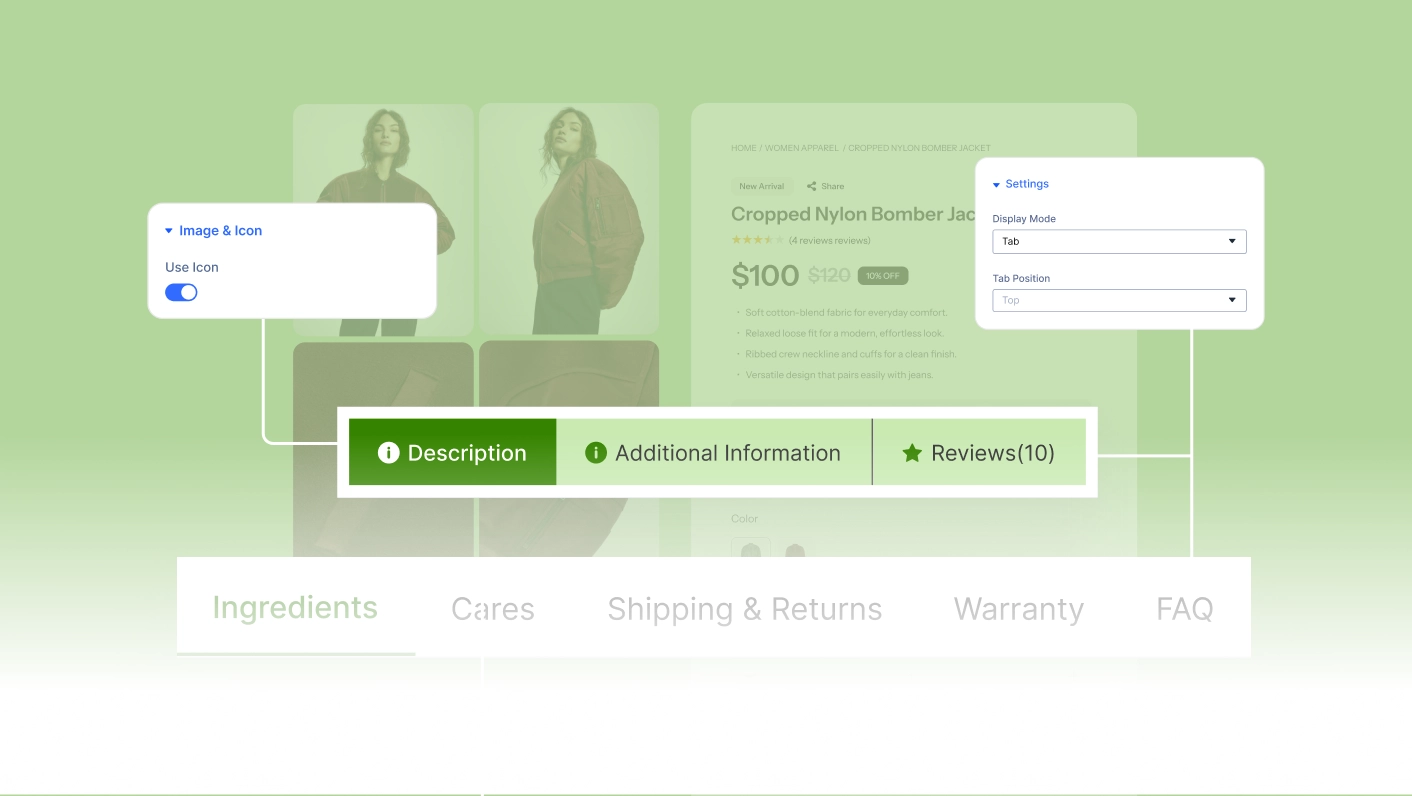 DiviMerc WooCommerce Product Tabs Module